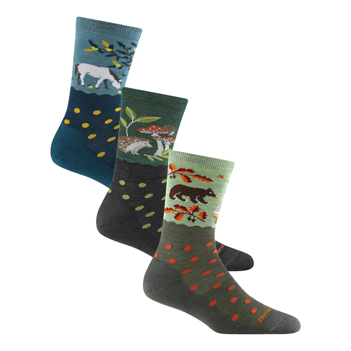Women's Wildlife Lightweight Lifestyle Crew 3-Pack
