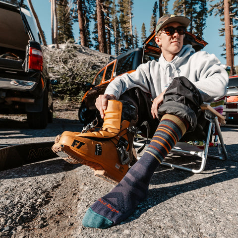 Men's Snowpack Over-the-Calf Midweight Ski & Snowboard Socks