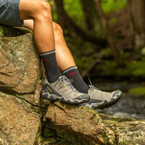 Men's and Women's Hiker Micro Crew 2-Pack Hiking Socks